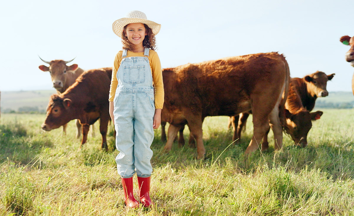 Familienurlaub am Bauernhof mit Kühen